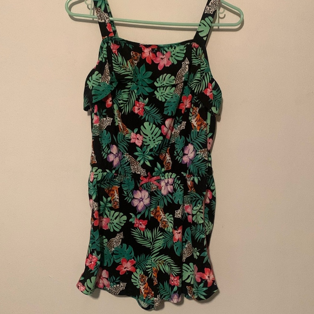 Wonder Nation Tropical Print Romper
